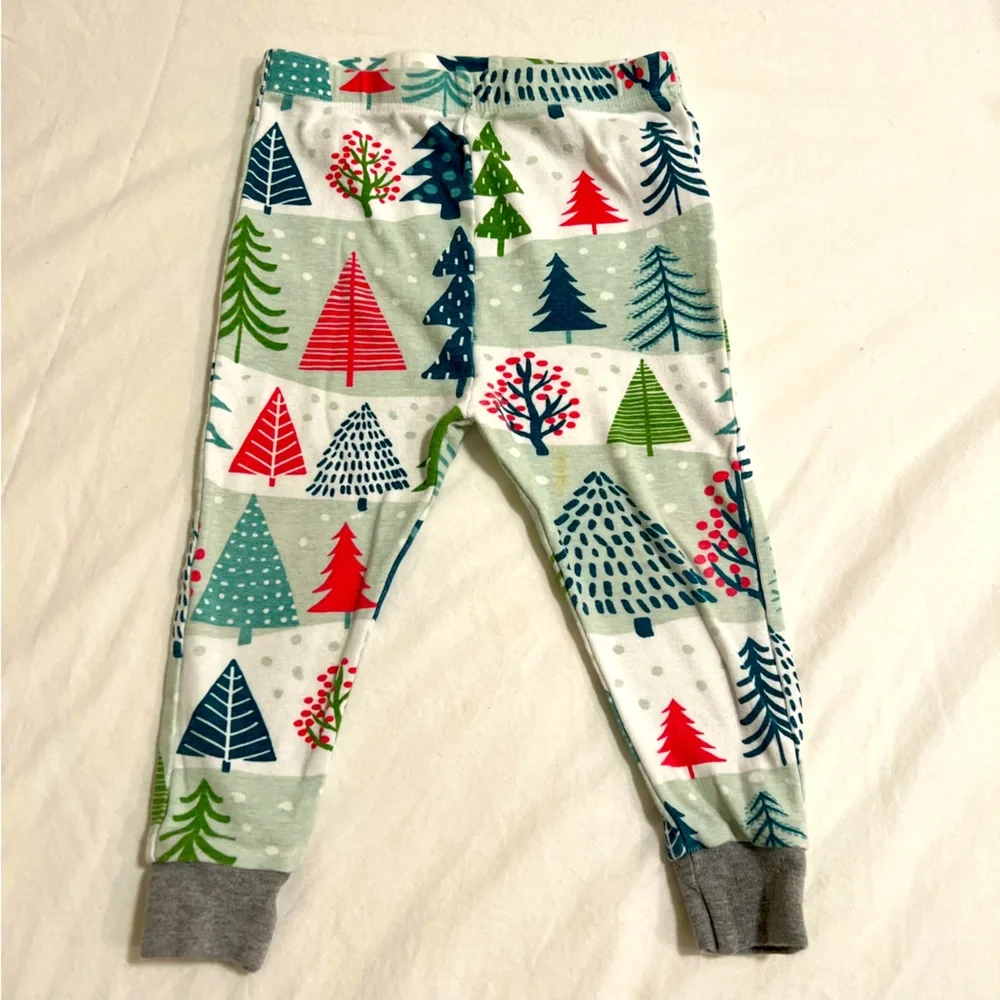 👶🏼 HONESTBABY 100% Organic “Feelin’ Pine” Christmas Jammies, 18m
